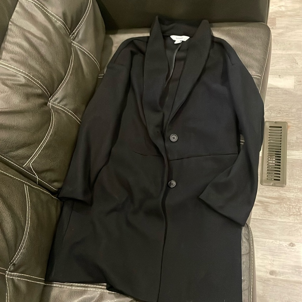 Black dress coat from old navy size small